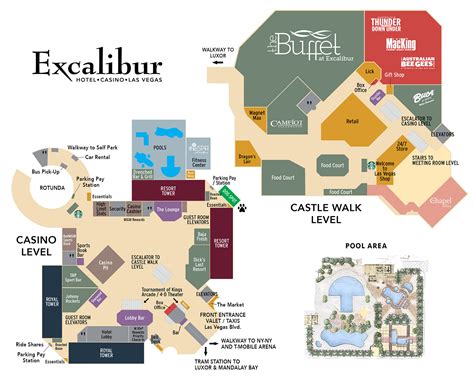 excalibur casino map|excalibur property map.